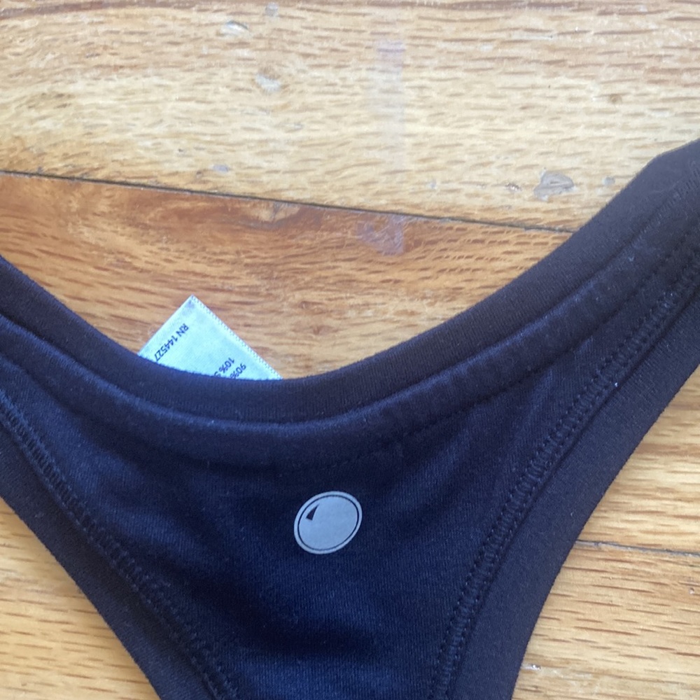 Yogalicious Black Racerback Tank Top - Picture 4 of 6